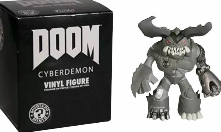 Blind Box>Doom - Cyberdemon Black & White Mystery Minis GS Exclusive (Single Blind Box)
