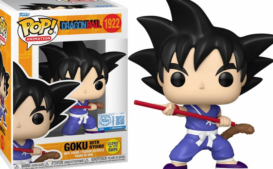 Standard Pop!>Dragon Ball - Goku with Nyoibo Glow-in-the-Dark Pop! Vinyl Figure