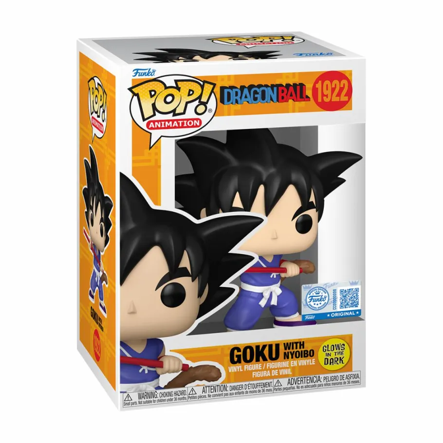 Standard Pop!>Dragon Ball - Goku with Nyoibo Glow-in-the-Dark Pop! Vinyl Figure