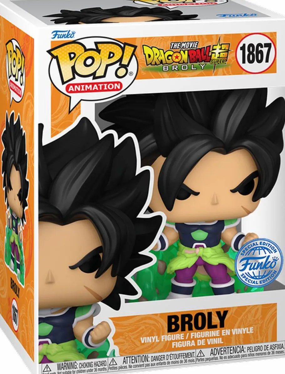 Collector & Mystery Boxes>Dragon Ball Super: Broly - Broly (Green Energy) Mystery Box (Includes Broly & 3 Exclusive Pop! Vinyl Figures)