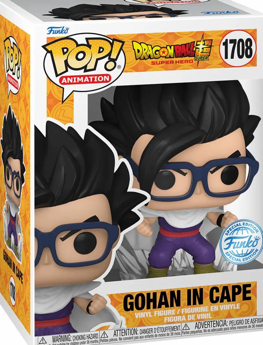Standard Pop!>Dragon Ball Super: Super Hero - Gohan in Cape Pop! Vinyl Figure
