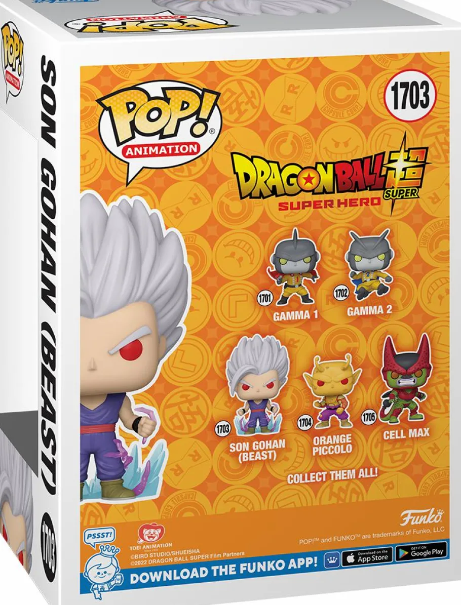 Standard Pop!>Dragon Ball Super: Super Hero - Son Gohan (Beast) Pop! Vinyl Figure