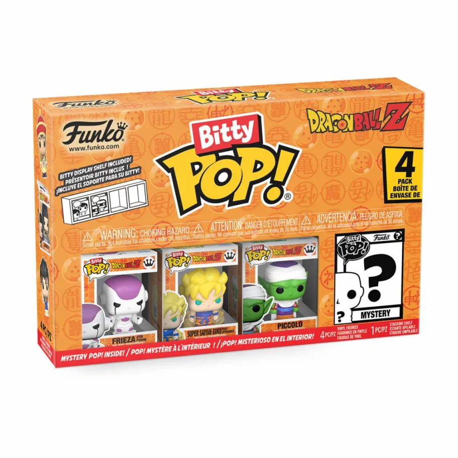 Pop! Bundles>Dragon Ball Z - Frieza, Super Saiyan Goku, Piccolo & Mystery Bitty Pop! Vinyl Figure 4-Pack
