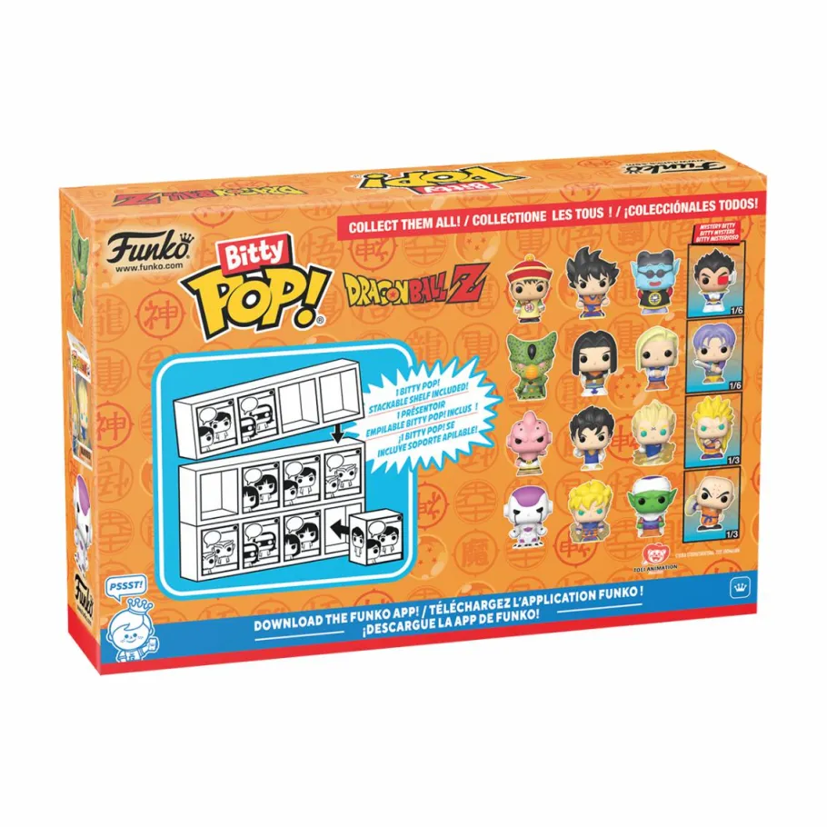 Pop! Bundles>Dragon Ball Z - Majin Buu (Pure), Vegito, Majin Vegeta & Mystery Bitty Pop! Vinyl Figure 4-Pack