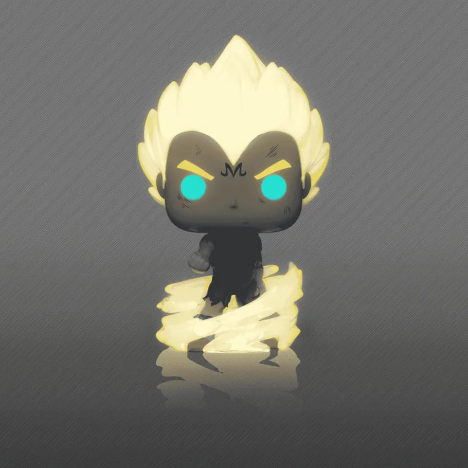 Pop! & Tee Sets>Dragon Ball Z - Majin Vegeta Glow-in-the-Dark Pop! Vinyl Figure & T-Shirt Box Set