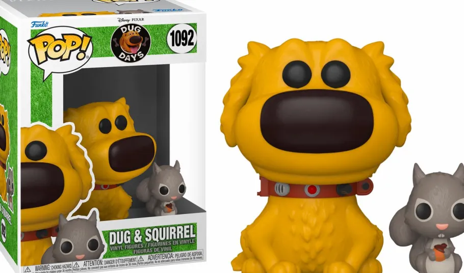 Standard Pop!>Dug Days - Dug with Squirrel Pop! Vinyl Figure