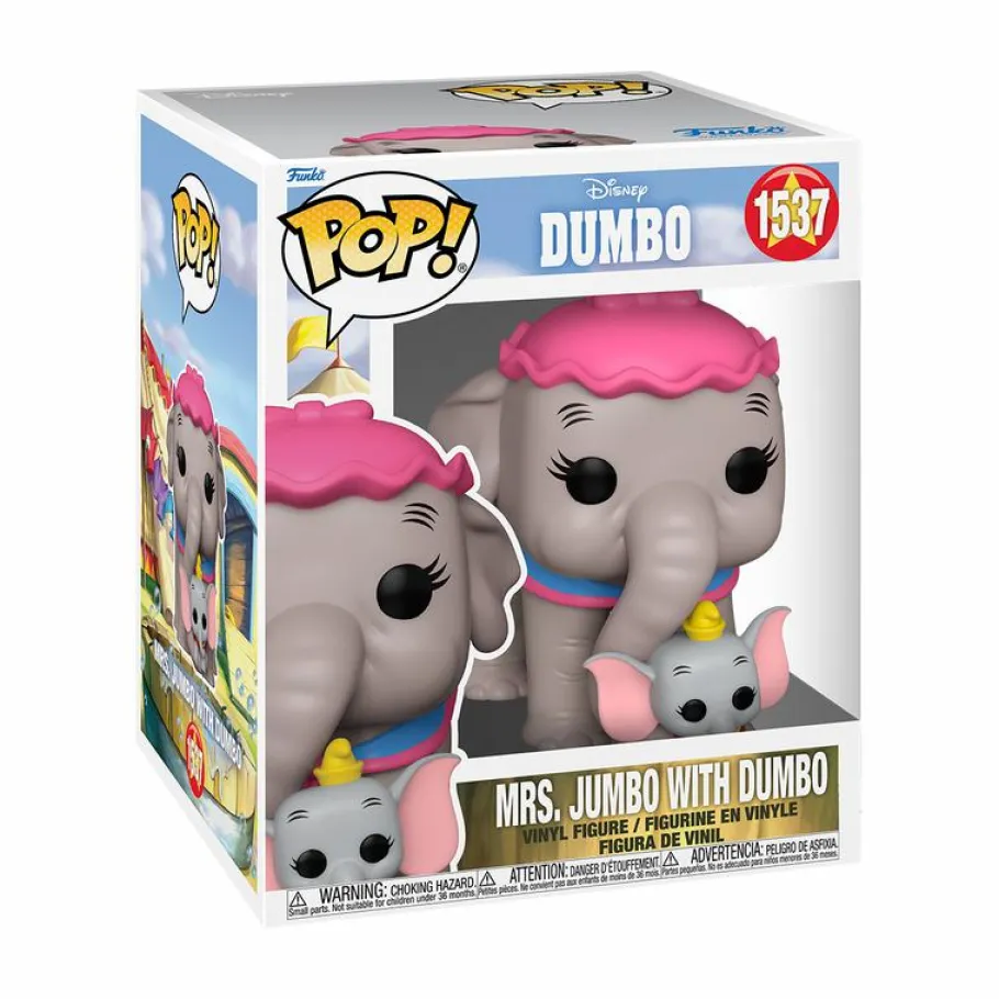Super-Sized Pop!>Dumbo (1941) - Mrs. Jumbo with Super Sized 6" Pop! Vinyl Figure