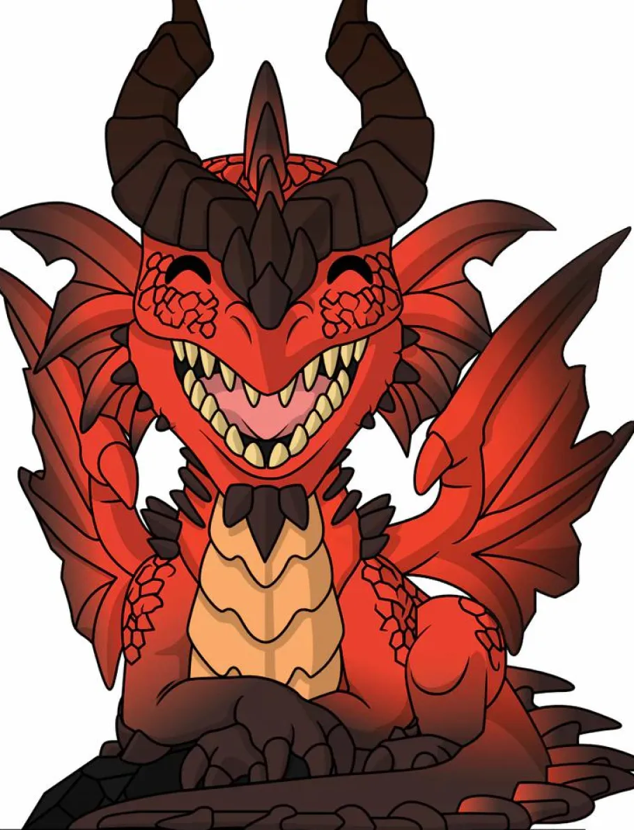 Designer Vinyl>Dungeons & Dragons - Red Dragon 5" Vinyl Figure