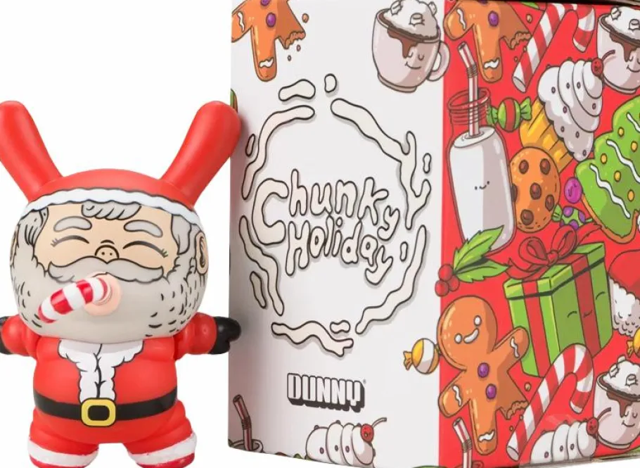 Designer Vinyl>Dunny - Chunky Holiday Santa 3” Vinyl Figure by Alex Solis