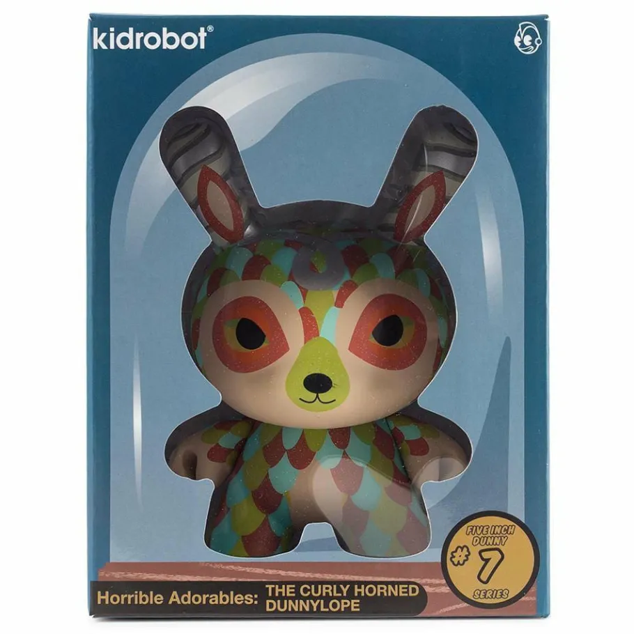 Designer Vinyl>Dunny - The Curly Horned lope 5” Vinyl Figure by Horrible Adorables