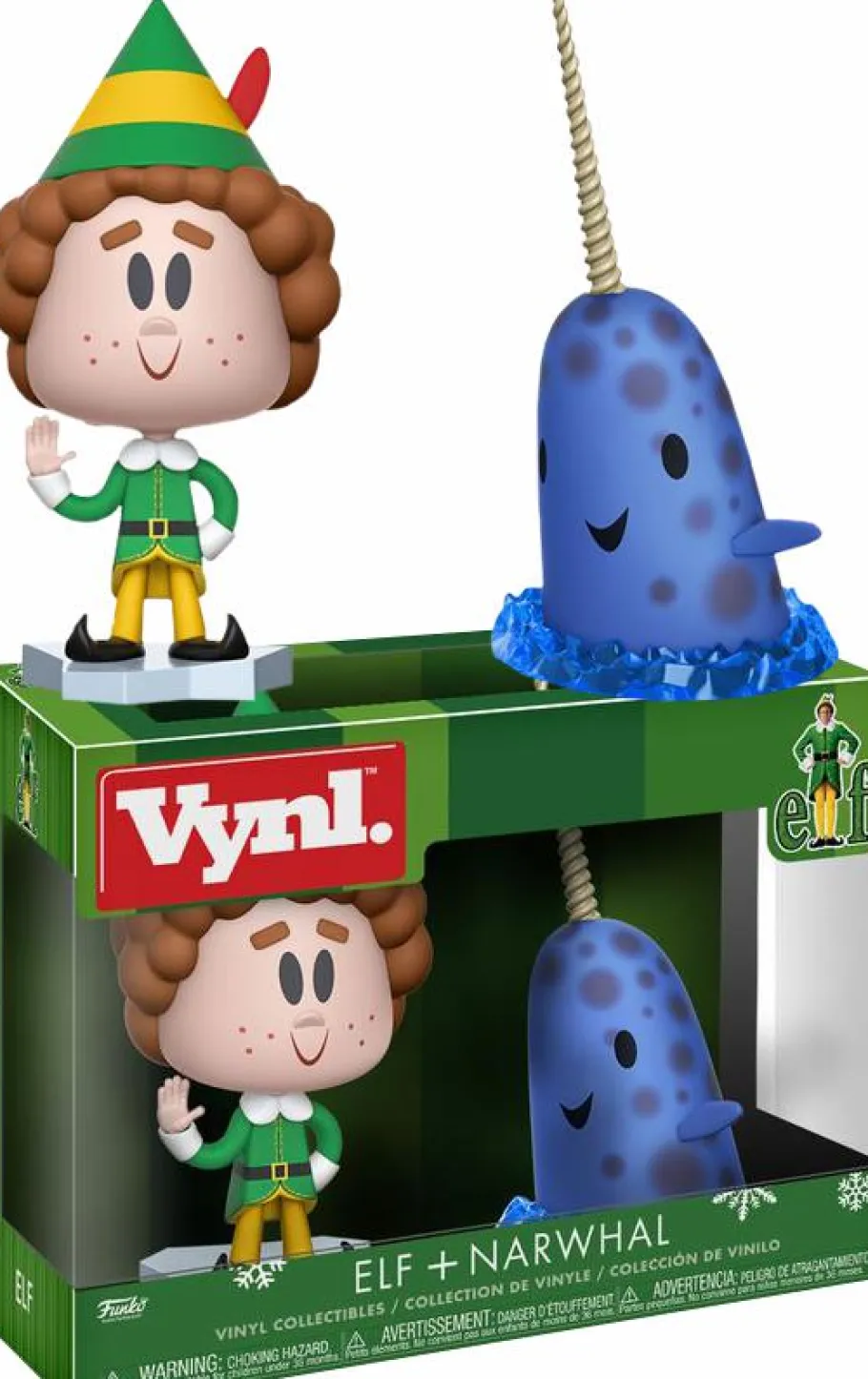 Designer Vinyl>Elf - Buddy & Narwhal Vynl. Vinyl Figure 2-Pack