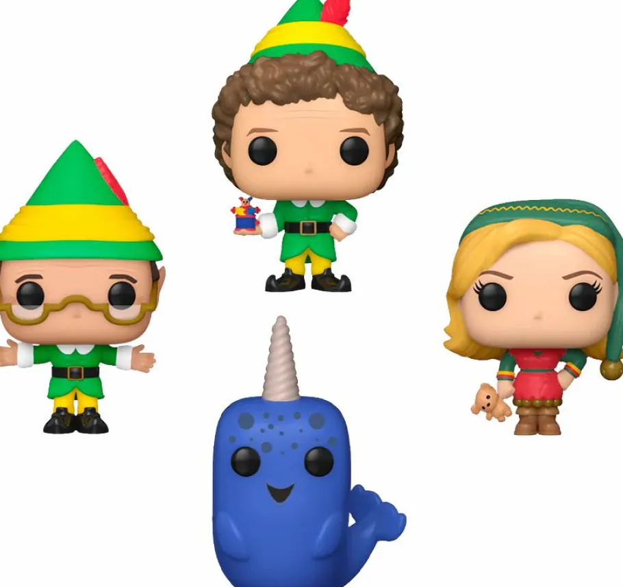 Pop! Bundles>Elf - Christmas Tree Holiday Box Pocket Pop! Vinyl 4-Pack