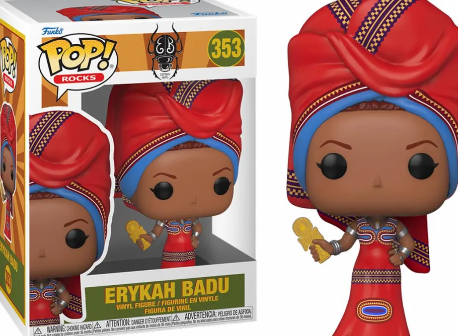 Standard Pop!>Erykah Badu - in Red Dress Pop! Vinyl Figure