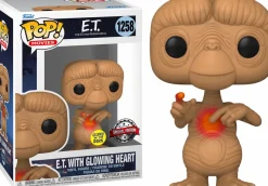 Standard Pop!>E.T. The Extra-Terrestrial - with Glowing Heart 40th Anniversary Glow in the Dark Pop! Vinyl Figure