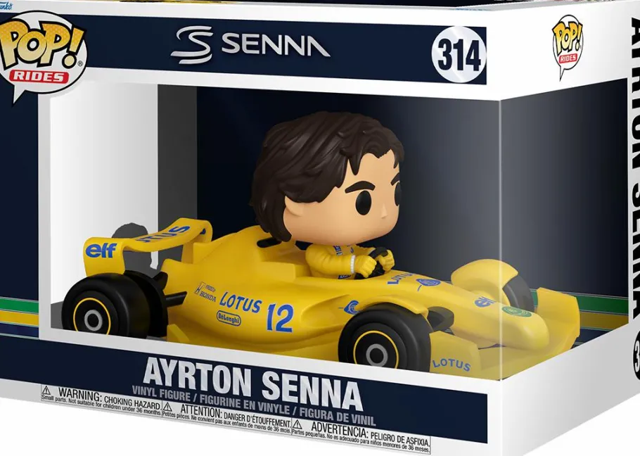 Pop! Rides & Town>F1: Formula 1 - Ayrton Senna with Lotus Race Car Pop! Rides Vinyl Figure