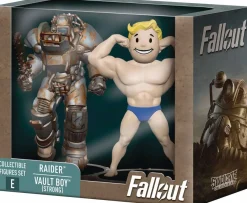 Designer Vinyl>Fallout - Raider & Vault Boy (Strong) 3" 2-Pack Mini Figure Set