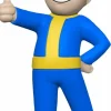 Designer Vinyl>Fallout - Vault Boy Thumbs Up 3" Figure