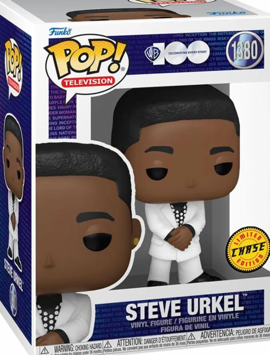 Pop! Chases, Vault, Limited Editions, Ppp Items>Family Matters - Steve Urkel Pop! Vinyl Figure in Acrylic Pop! Protector (Chase Variant)