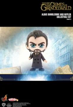Cosbaby>Fantastic Beasts: The Crimes Of Grindelwald Fantastic Beasts 2: The Crimes of Grindelwald - Albus Dumbledore & Niffler Cosbaby 3.75” Hot Toys Bobble-Head Figure 2-Pack