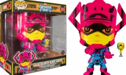Super-Sized Pop!>Fantastic 4 Fantastic Four - Galactus with Silver Surfer Blacklight 10” Pop! Vinyl Figure