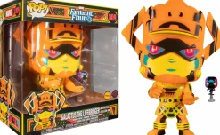 Super-Sized Pop!>Fantastic 4 Fantastic Four - Galactus with Silver Surfer Blacklight 10” Pop! Vinyl Figure