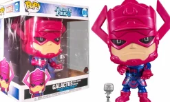 Super-Sized Pop!>Fantastic 4 Fantastic Four - Galactus with Silver Surfer Metallic 10" Pop! Vinyl Figure