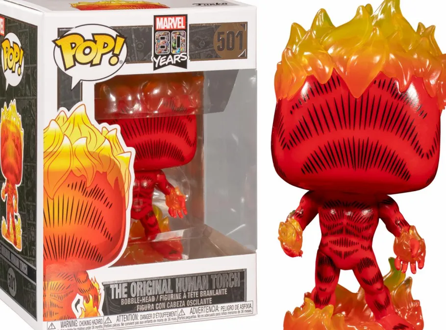 Standard Pop!>Fantastic 4 Fantastic Four - Human Torch First Appearance 80th Anniversary Pop! Vinyl Figure