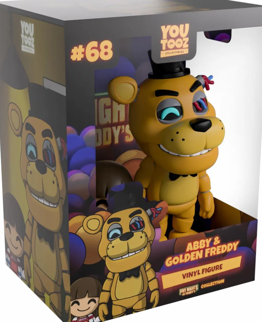 Designer Vinyl>Five Nights at Freddy's Five Nights at Freddy’s (2023) - Abby & Golden Freddy 4.5" Vinyl Figure