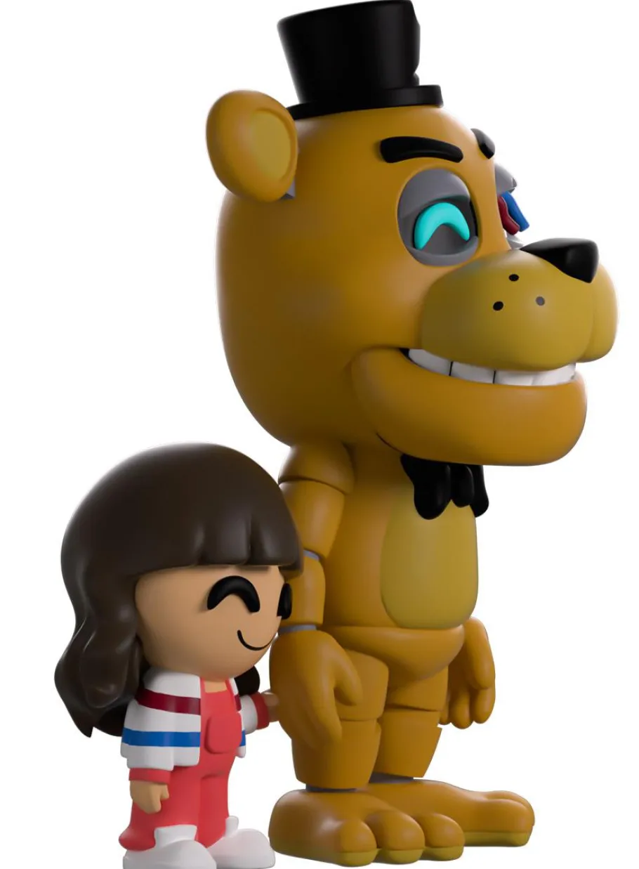 Designer Vinyl>Five Nights at Freddy's Five Nights at Freddy’s (2023) - Abby & Golden Freddy 4.5" Vinyl Figure
