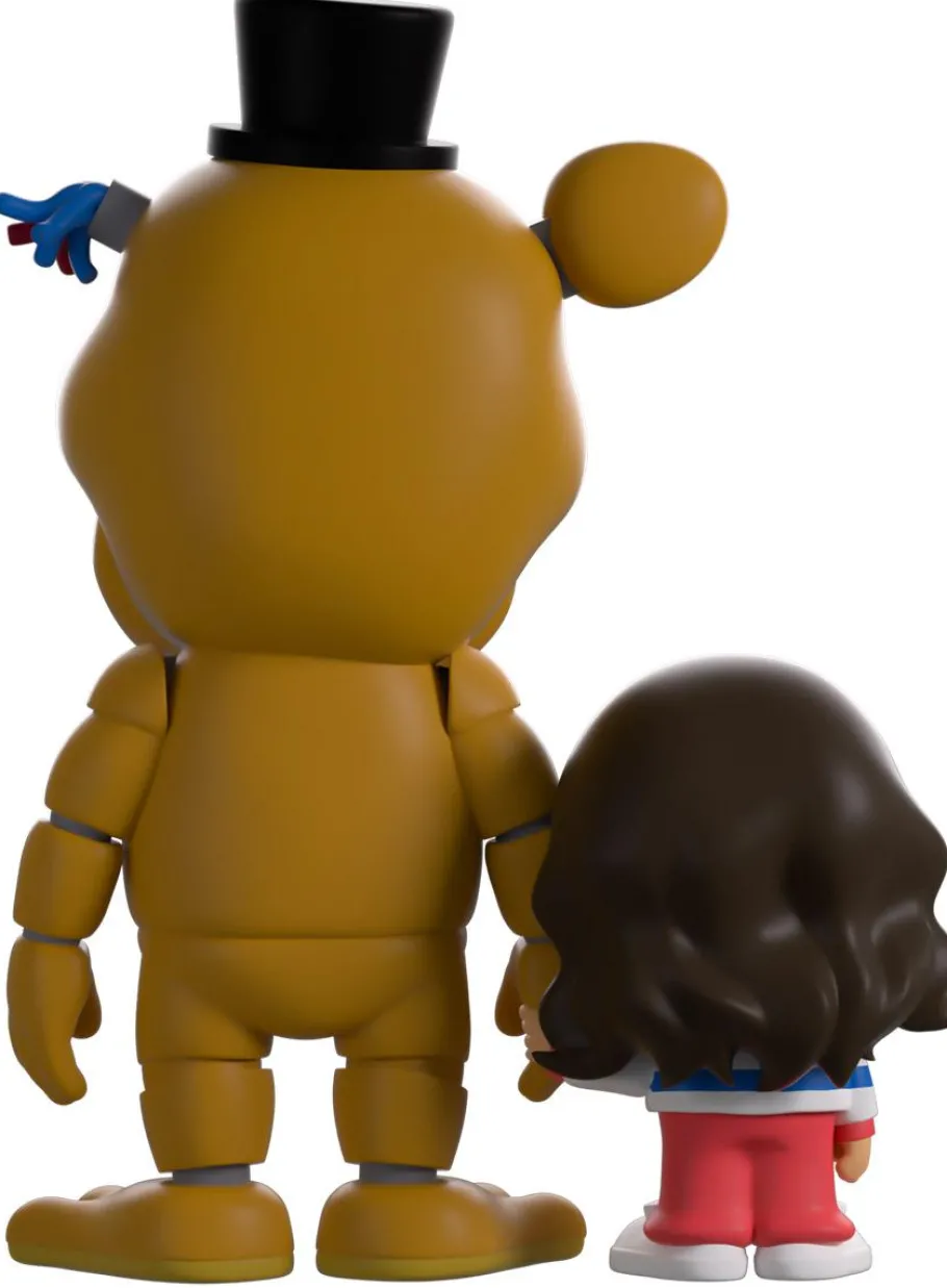 Designer Vinyl>Five Nights at Freddy's Five Nights at Freddy’s (2023) - Abby & Golden Freddy 4.5" Vinyl Figure