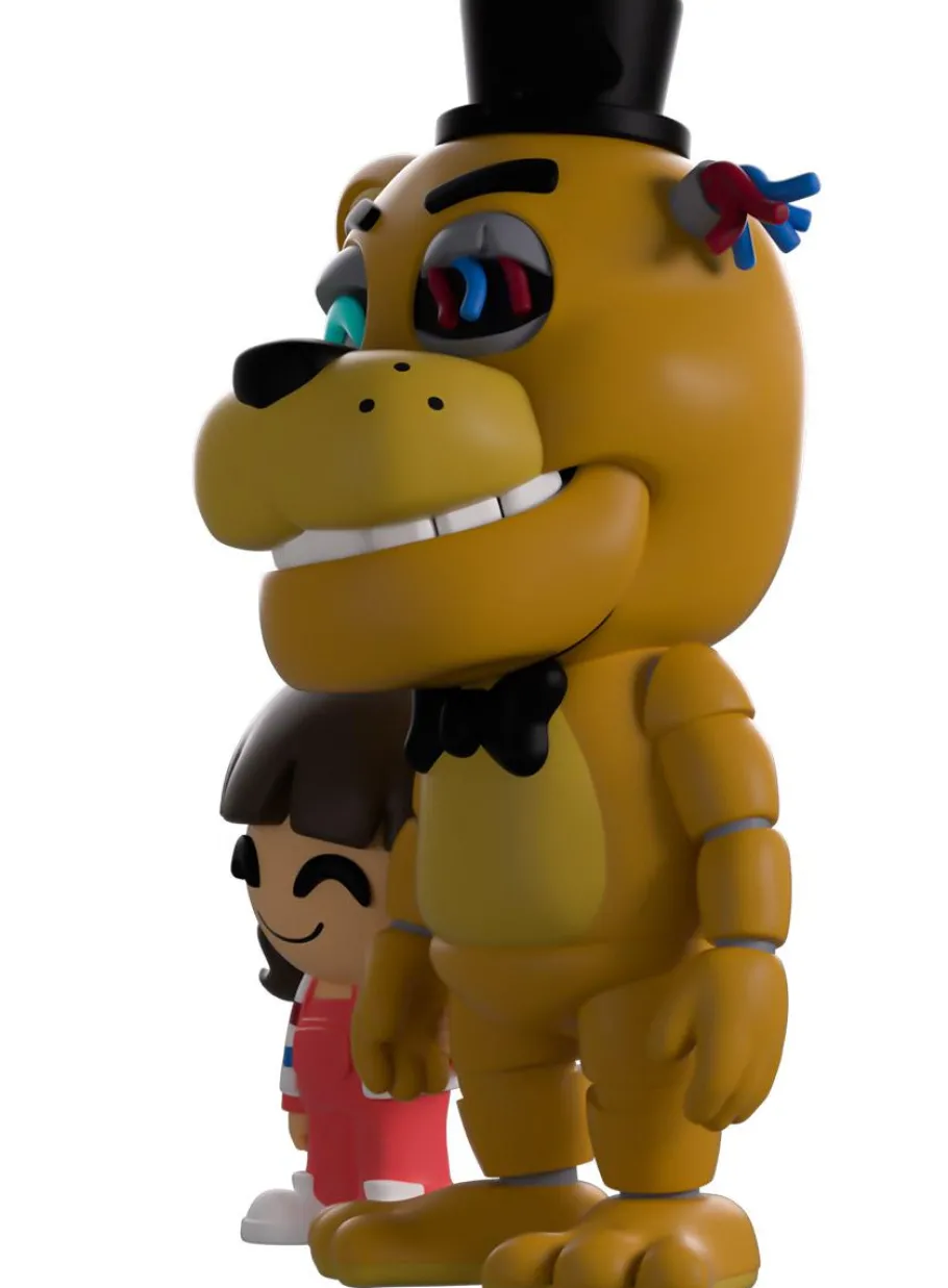 Designer Vinyl>Five Nights at Freddy's Five Nights at Freddy’s (2023) - Abby & Golden Freddy 4.5" Vinyl Figure