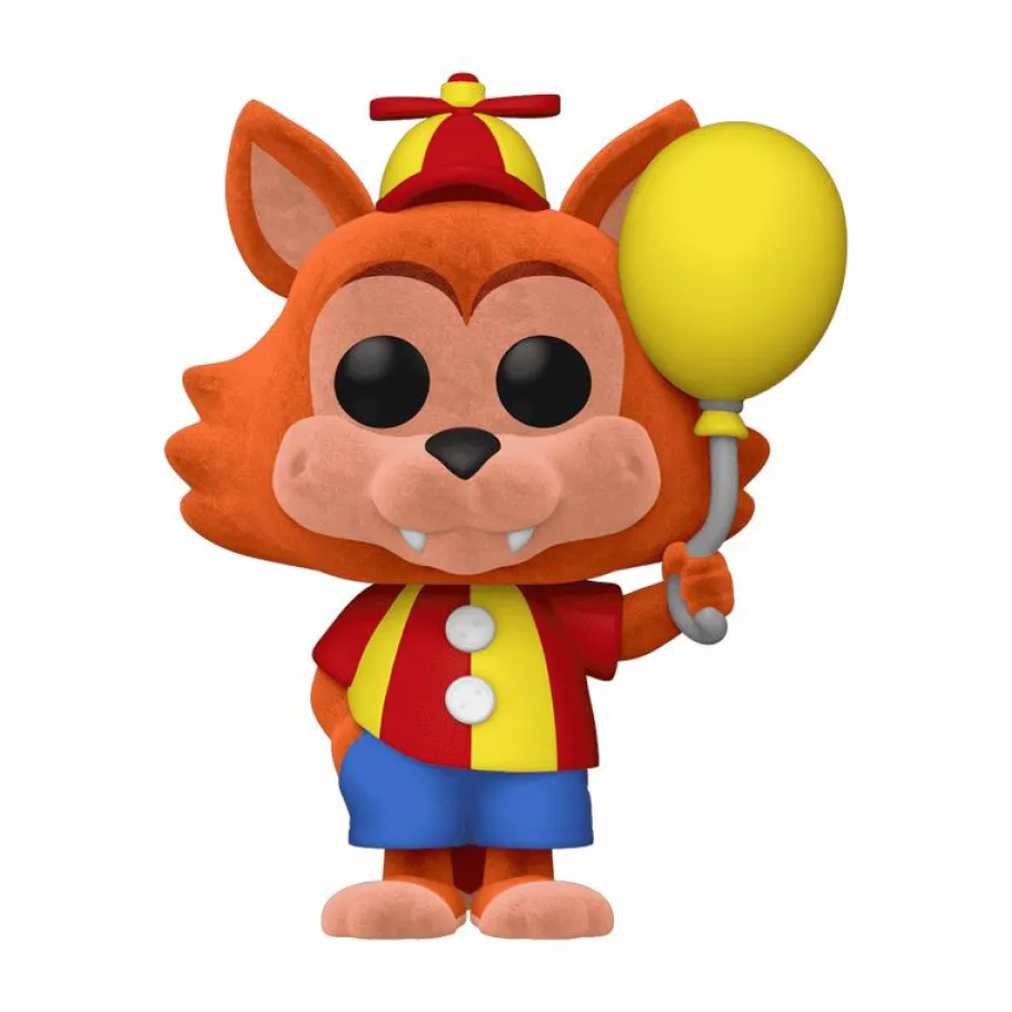 Pop! & Tee Sets>Five Nights at Freddy's Five Night’s at Freddy’s - Balloon Foxy Flocked Pop! Vinyl Figure & T-Shirt Box Set