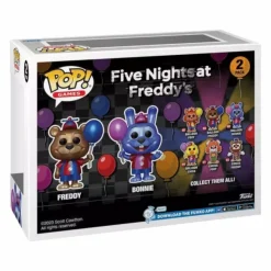 Standard Pop!>Five Nights at Freddy's - Balloon Freddy & Balloon Bonnie Metallic Pop! Vinyl 2-Pack