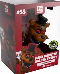 Designer Vinyl>Five Nights at Freddy's - Dark Haunted Golden Freddy 4" Vinyl Figure (Popcultcha Exclusive)