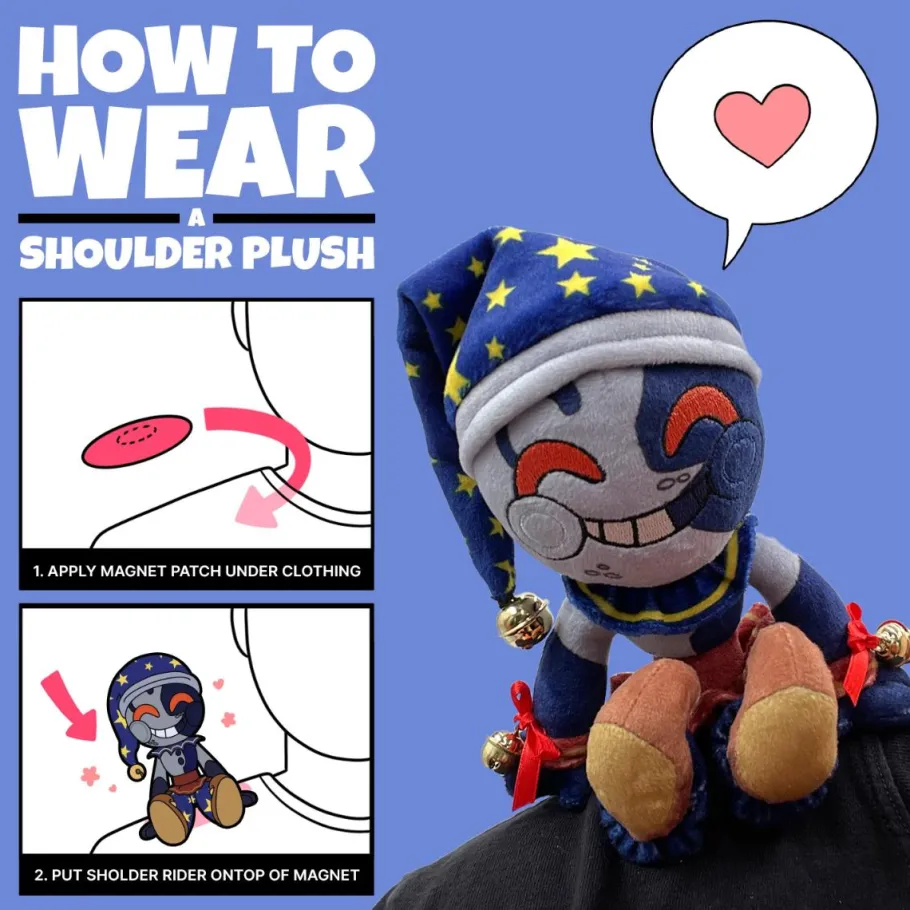Designer Plush>Five Nights at Freddy's - Moon Shoulder Rider 6" Plush