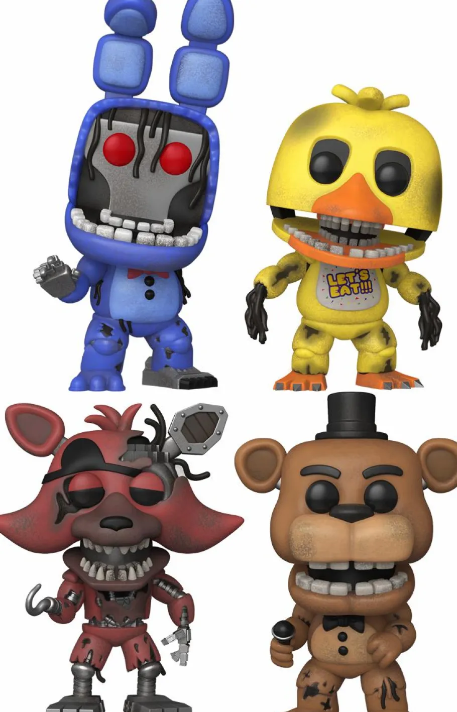 Pop! Bundles>Five Nights at Freddy's - The Withered Pop! Vinyl Bundle (Set of 4)