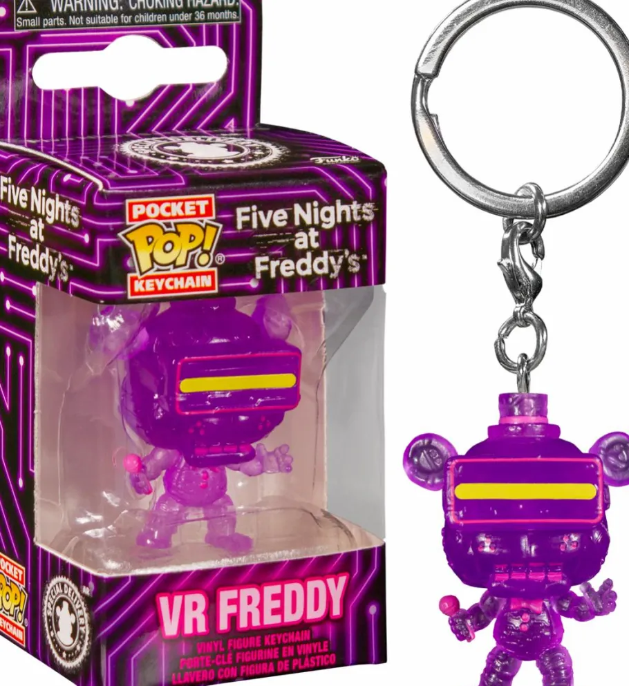 Pop! Keychains>Five Nights at Freddy's Five Nights at Freddy’s AR: Special Delivery - VR Freddy Pocket Pop! Vinyl Keychain