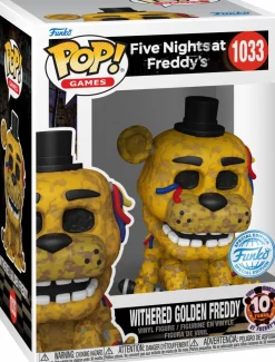 Standard Pop!>Five Nights at Freddy's : 10th Anniversary - Withered Golden Freddy Pop! Vinyl Figure