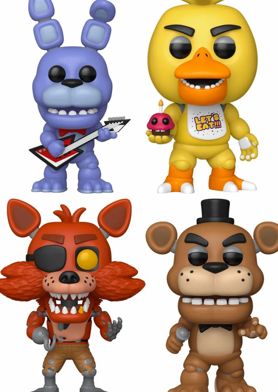 Pop! Bundles>Five Nights at Freddy's : 10th Anniversary - The Twisted Ones Pop! Vinyl Bundle (Set of 4)