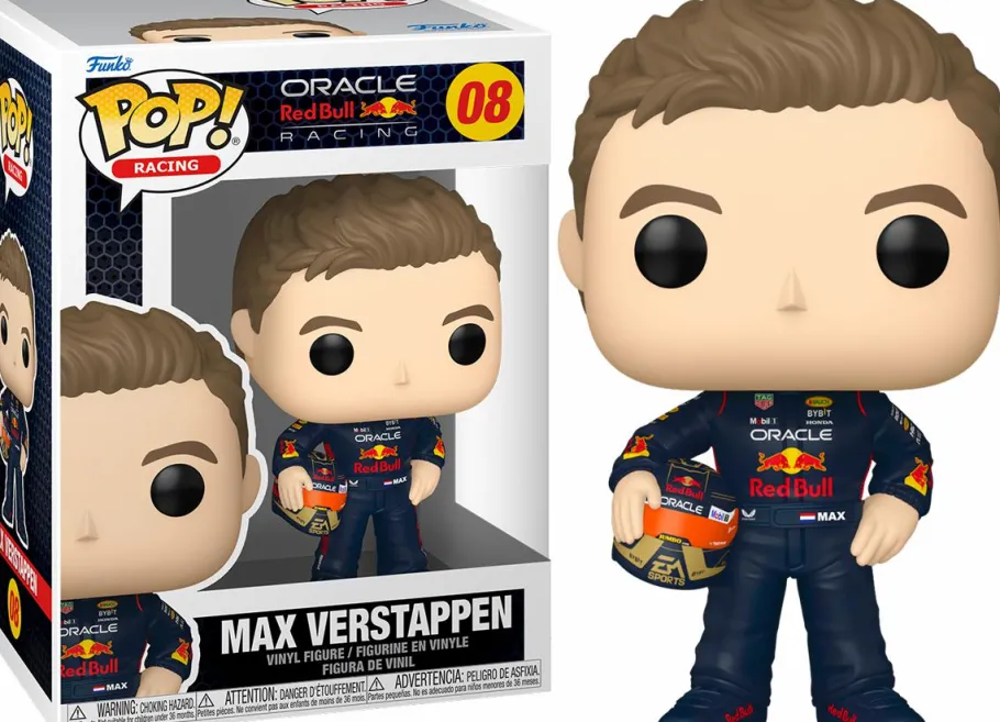 Standard Pop!>F1: Formula 1 Formula 1 - Max Verstappen with Helmet Pop! Vinyl Figure
