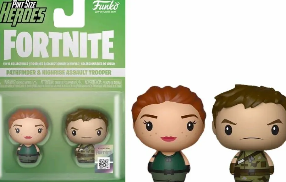 Designer Vinyl>Fortnite - Pathfinder & Highrise Assault Trooper Pint Size Hero 2-pack