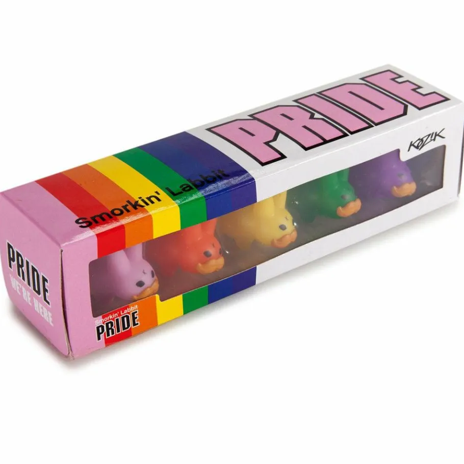 Designer Vinyl>Frank Kozik - Mini Stache Labbit Pride 5-Pack Collector Box Set