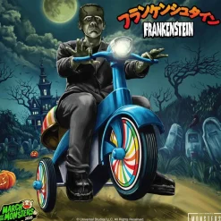 Designer Vinyl>Universal Monsters Frankenstein (1931) - Frankenstein's Monster (Black with Blue Trike) Super Cycles 5" Vinyl Figure