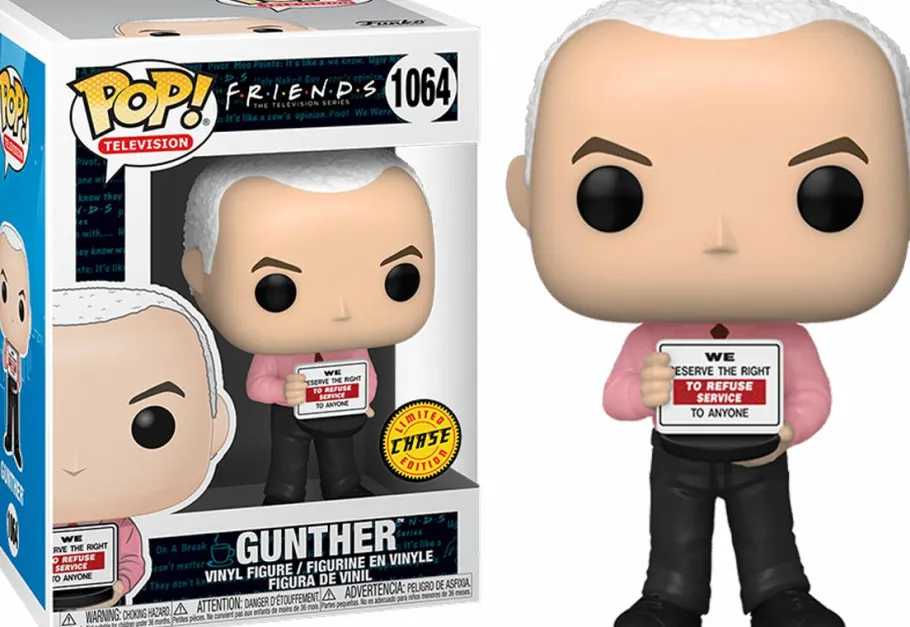 Pop! Chases, Vault, Limited Editions, Ppp Items>Friends - Gunther Pop! Vinyl Figure in Acrylic Pop! Protector (Chase Variant)