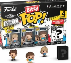 Designer Vinyl>Friends - Rachel, Chandler, Ross & Mystery Bitty Pop! Vinyl Figure 4-Pack