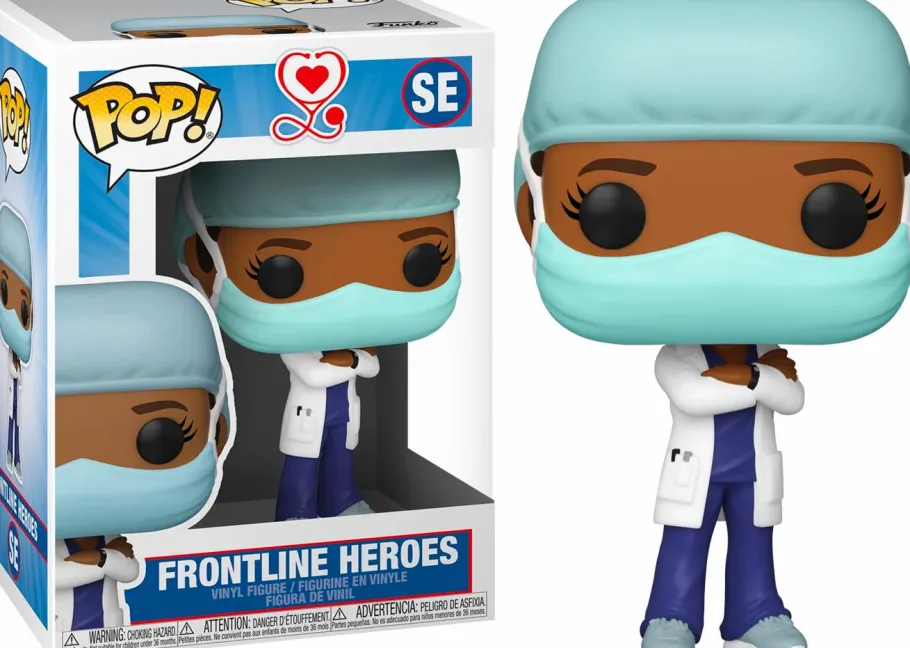 Standard Pop!>Front Line Heroes - Female Hospital Worker #2 Pop! Vinyl Figure