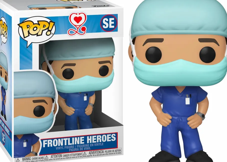 Standard Pop!>Front Line Heroes - Male Hospital Worker Pop! Vinyl Figure
