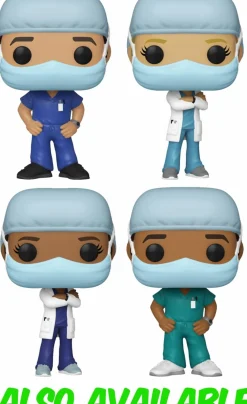 Standard Pop!>Front Line Heroes - Male Hospital Worker Pop! Vinyl Figure