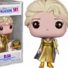 Pop! Chases, Vault, Limited Editions, Ppp Items>Frozen - Elsa Gold Ultimate Princess Pop! Vinyl Figure with Enamel Pin in Acrylic Pop! Protector (Funko / Popcultcha Exclusive)