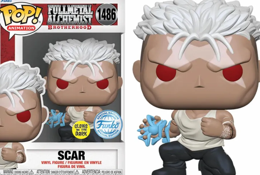Standard Pop!>Fullmetal Alchemist : Brotherhood - Scar Glow-in-the-Dark Pop! Vinyl Figure